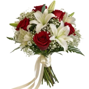 White and Elegant – White Flower Bouquet