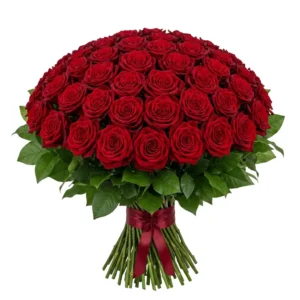 50 red roses bouquet delivery in Italy